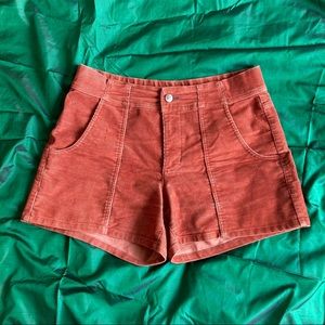 Toad & Co. Women’s Rust Orange Coaster Corduroy Shorts
